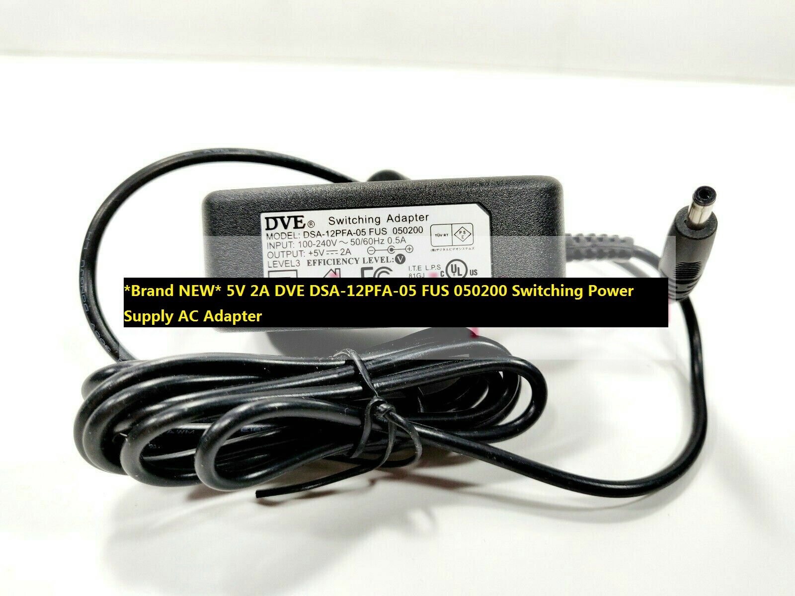 *Brand NEW*5V 2A AC Adapter DVE DSA-12PFA-05 FUS 050200 Switching Power Supply